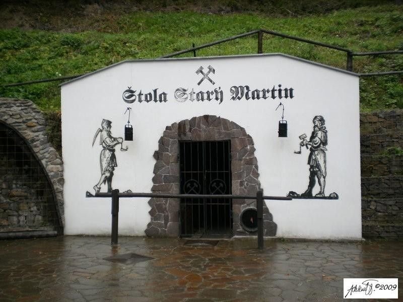 Vstup do Štoly svatý Martin